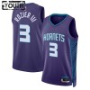 Barn Charlotte Hornets Tröja Terry Rozier III 3 Jordan 2022-23 Statement Edition Lila Swingman